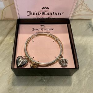 Juicy Couture Triple Bangle Charm Brace